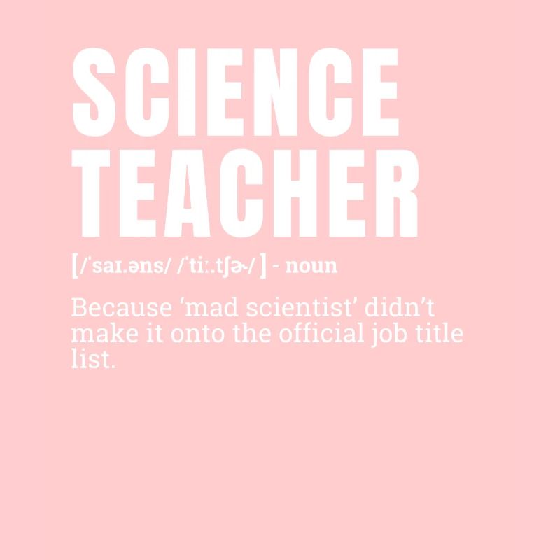 Drôle Professeur de sciences Titre du poste Définition Humour