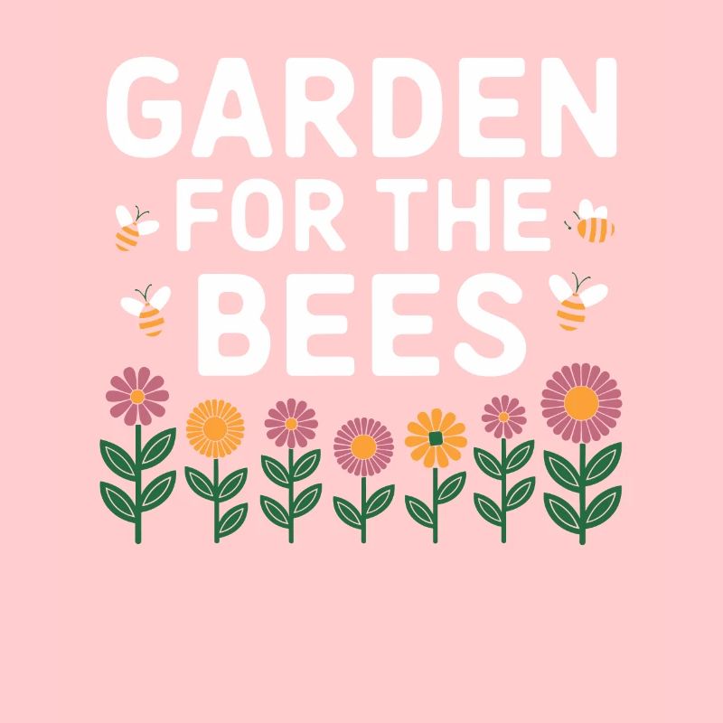 Bee-friendly gardener, pollinator, garden and