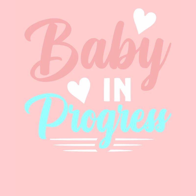 Baby In Progress Schwanger Werdende Mutter