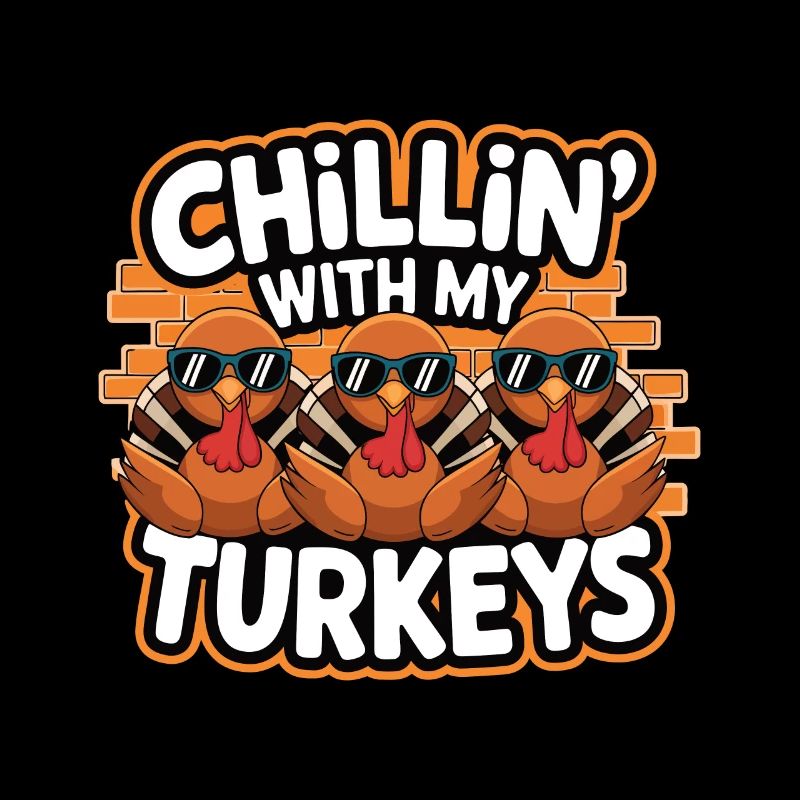 Dinde drôle de Thanksgiving