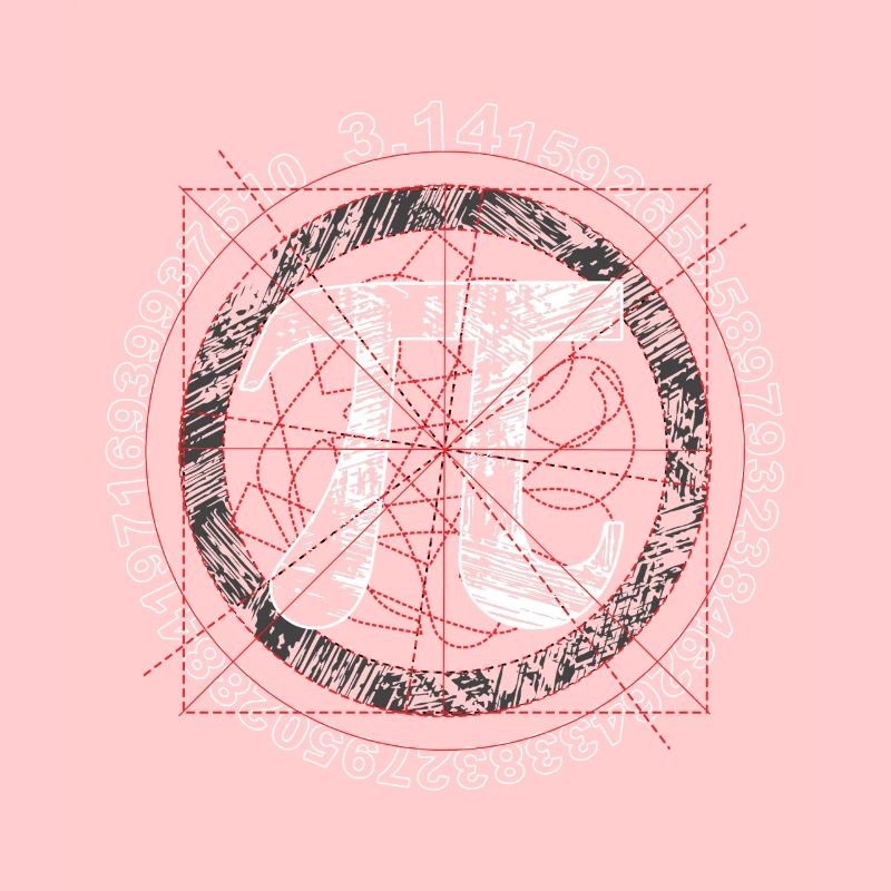 Pi Day Math Number 3.1415926535 Conception pour