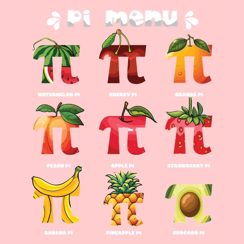 Pi Menu Fruits Amis Pi Day Fun