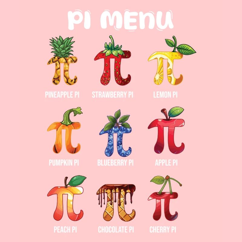 Pi Menu Fruité Pi Day Variété