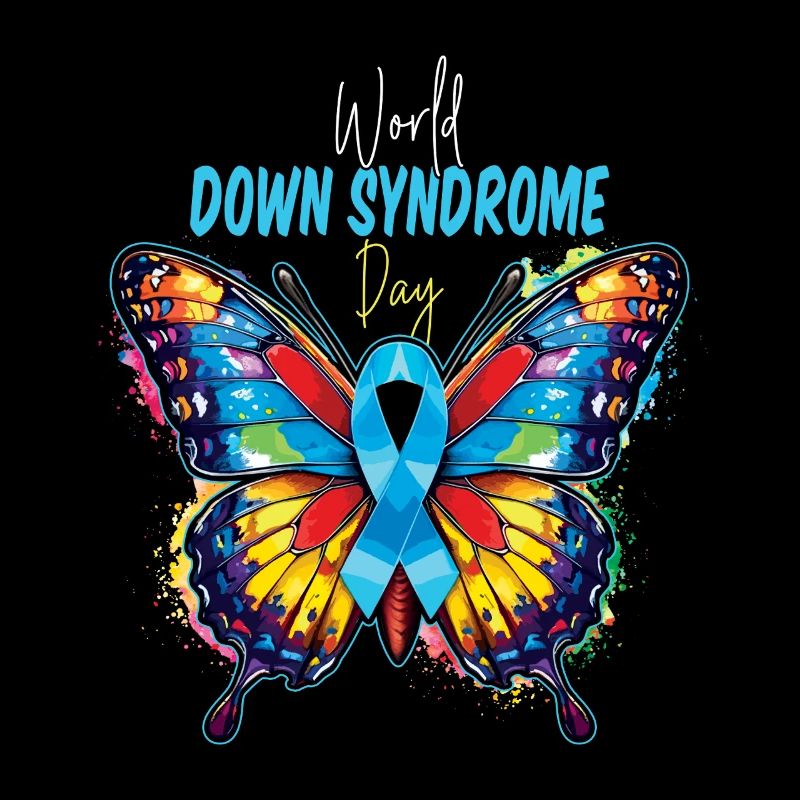 Journée mondiale du syndrome de Down Papillon