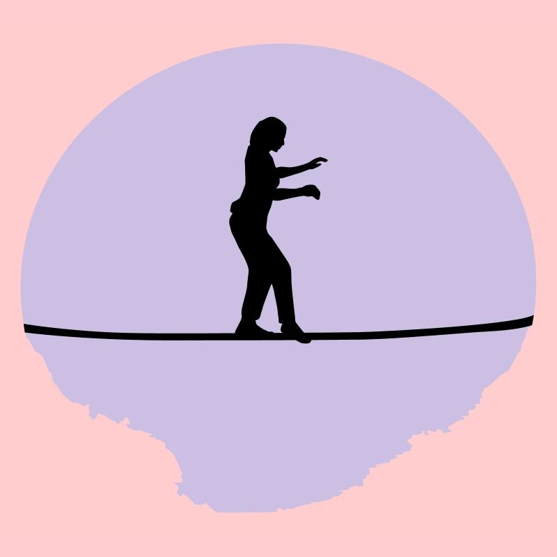 Slackline, Slacklining Frau