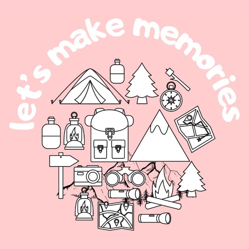 | de camping faisons des souvenirs