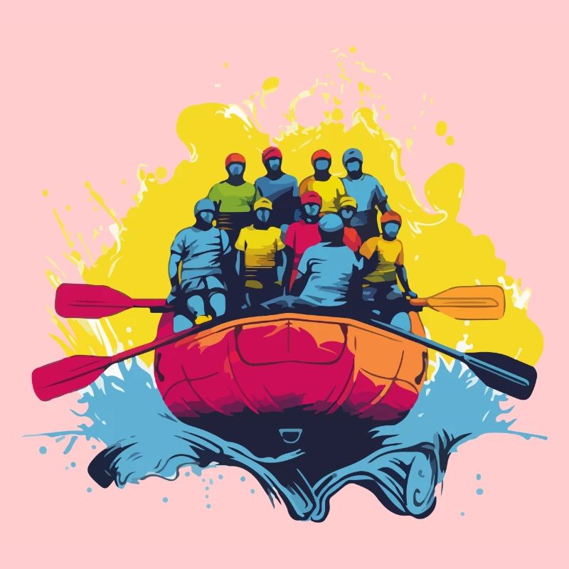 Group rafting