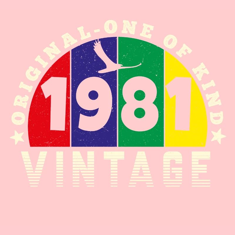 Vintage 1981 Retro - Bursdag