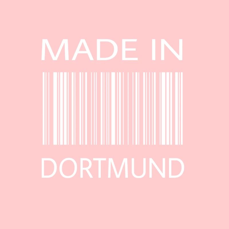 Fabriqué à Dortmund | Cadeau | Code-barres