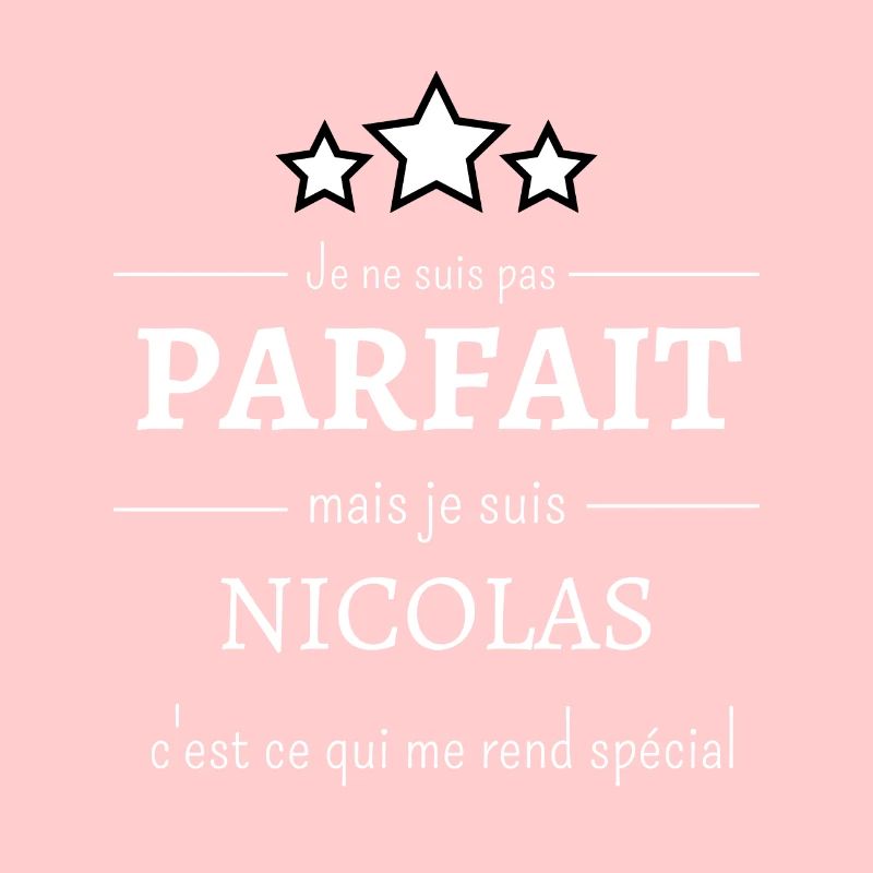 Nicolas, l'authenticité de l'imperfection