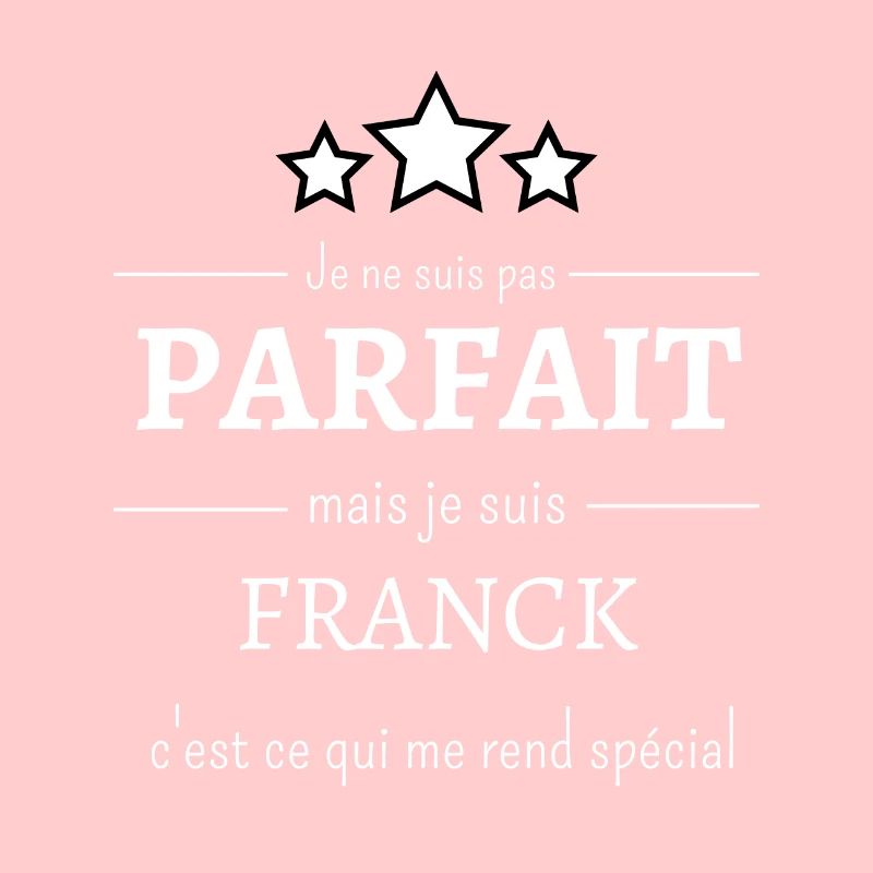 Franck, l'authenticité de l'imperfection