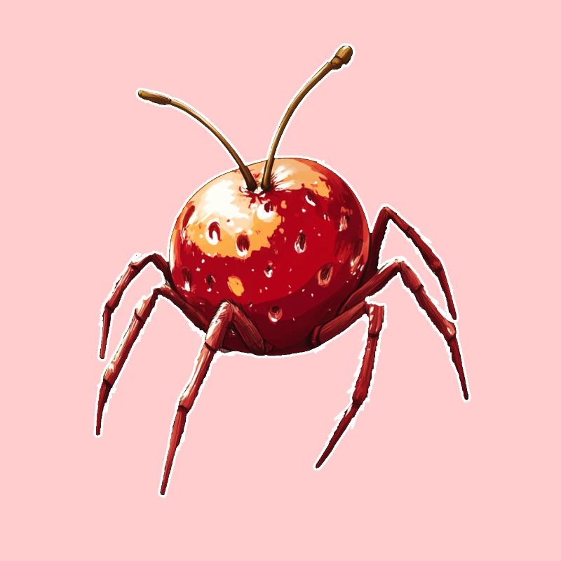 Araignée cerise Araignée cerise