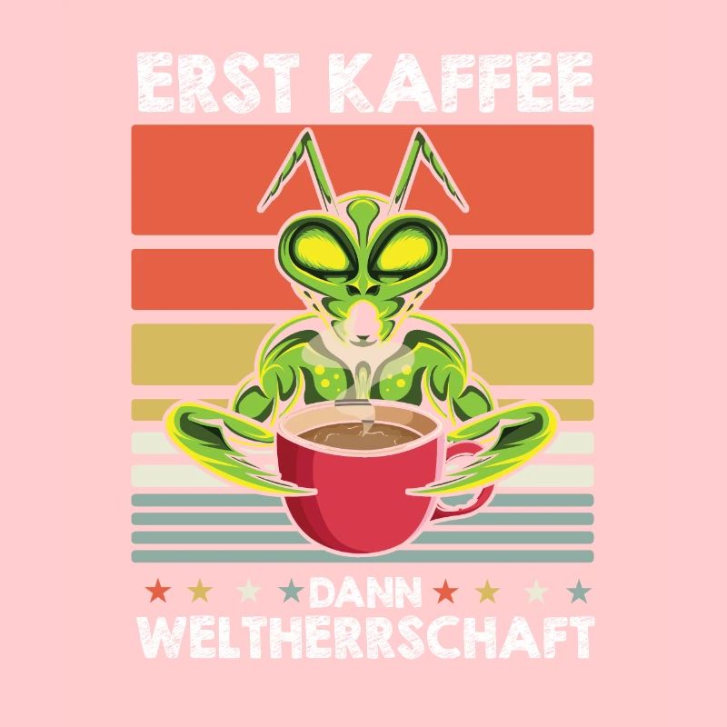 Mantis Gottesanbeterin Kaffee