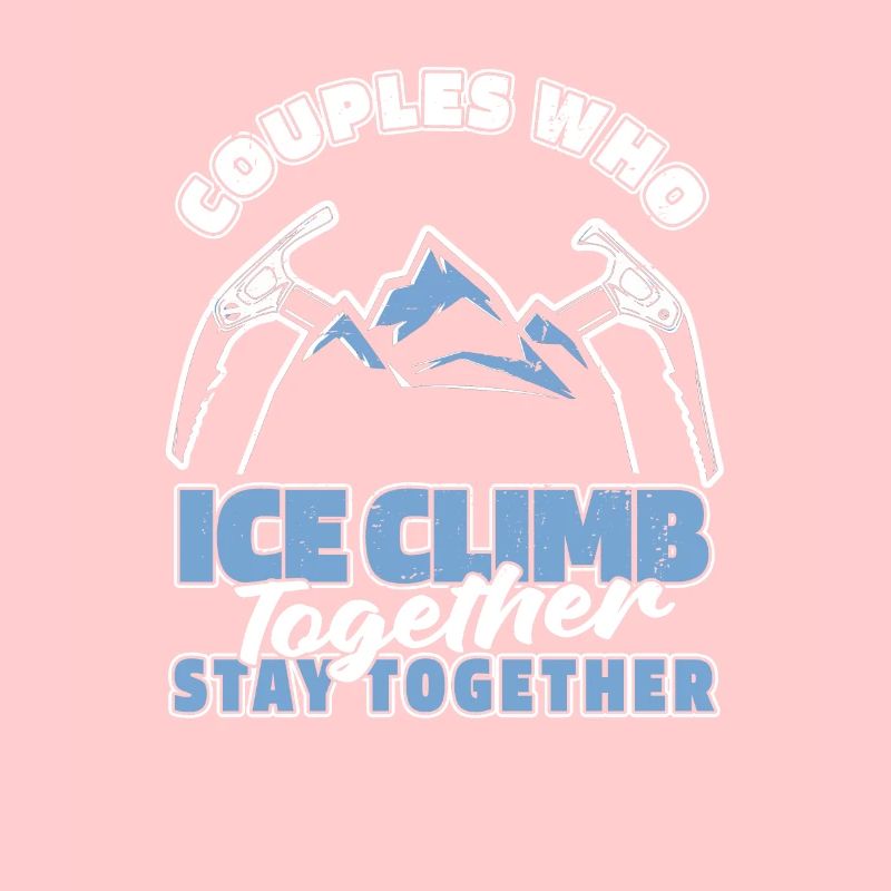 Eisklettern Paar