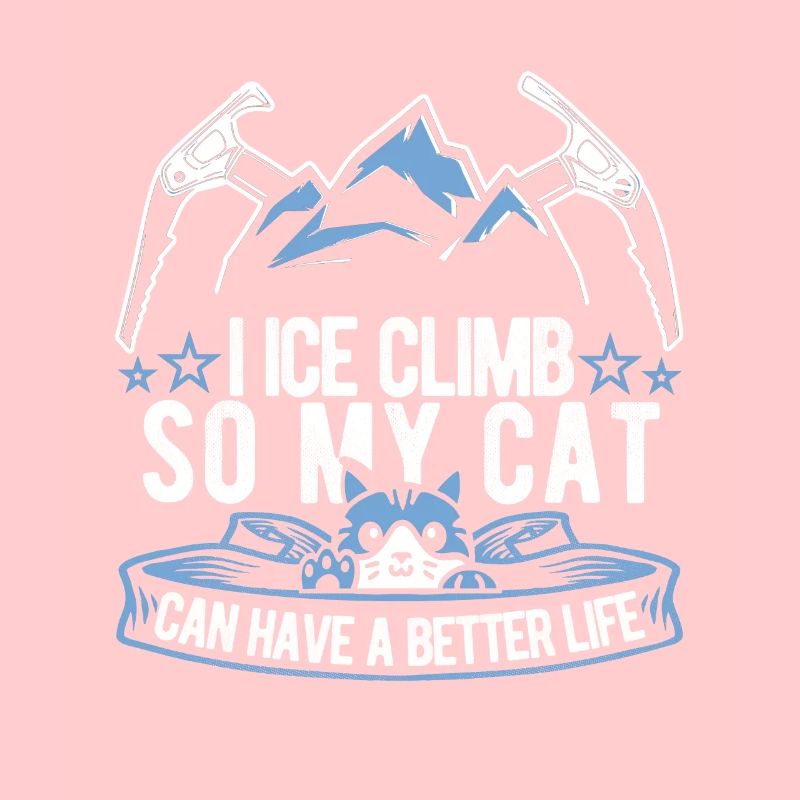 Eisklettern Katze