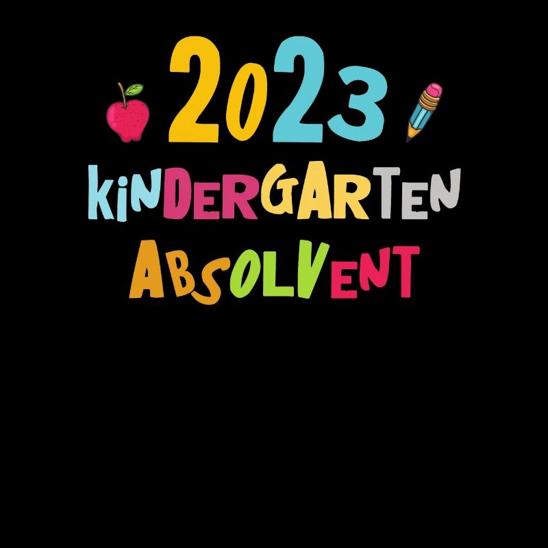 Kindergarten Absolvent 2023 Geschafft Einschulung