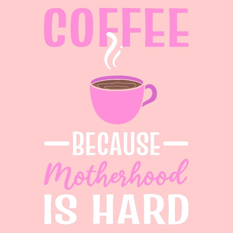 Kaffee und Mutter Kaffeesüchtiger