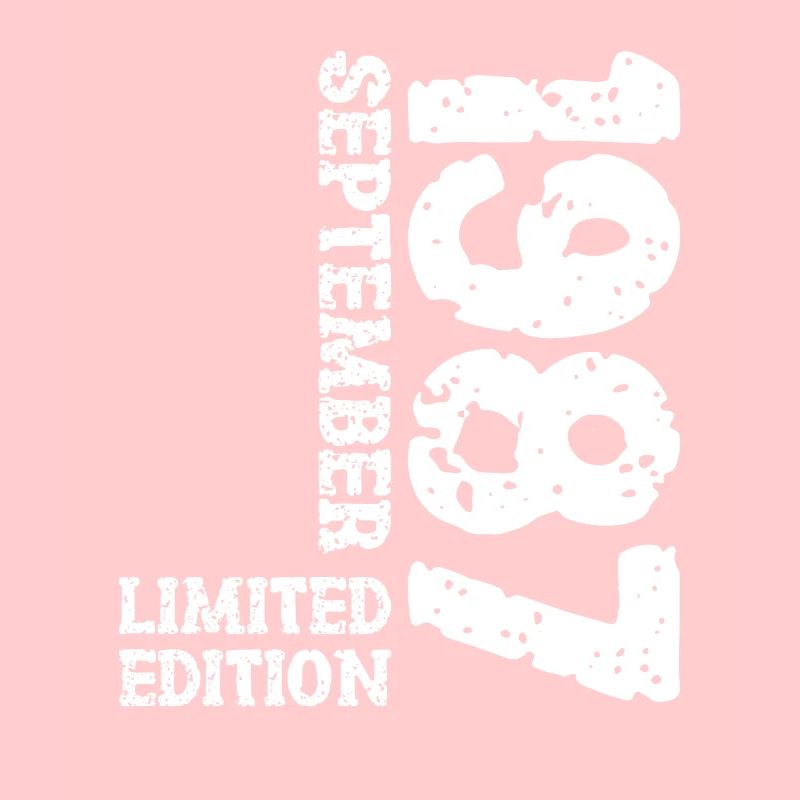 1987 Septembre Edition Limitée 36th Birthday Deco