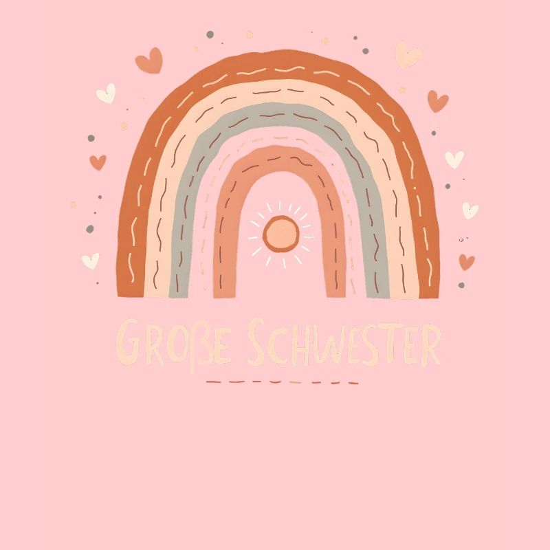 Große Schwester Regenbogen Boho