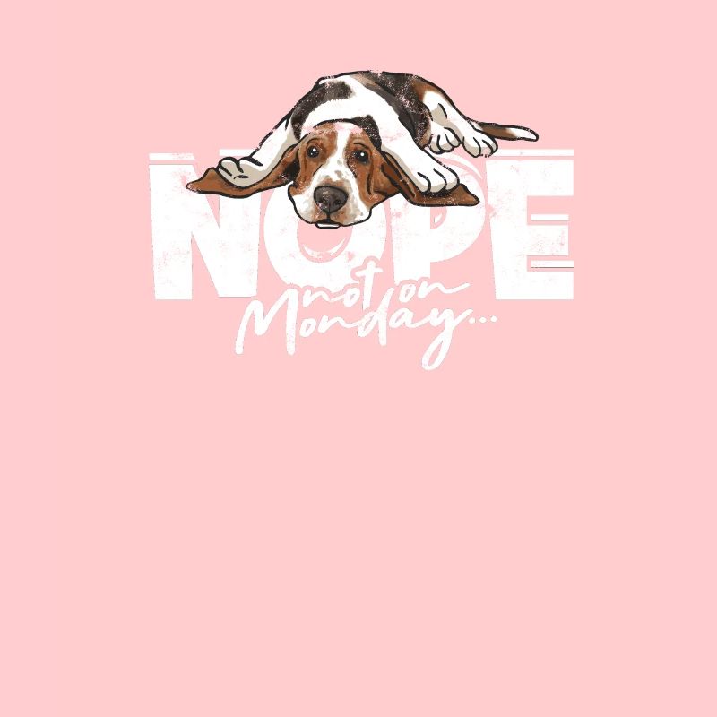 Non, pas le lundi - chien mignon