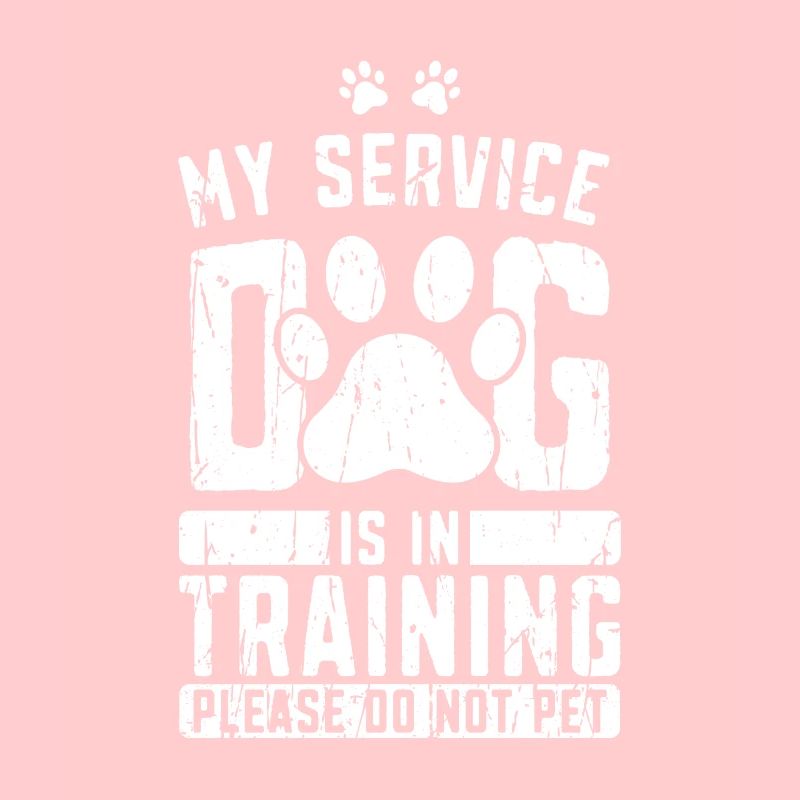 My service dog is in training Please do not pet -