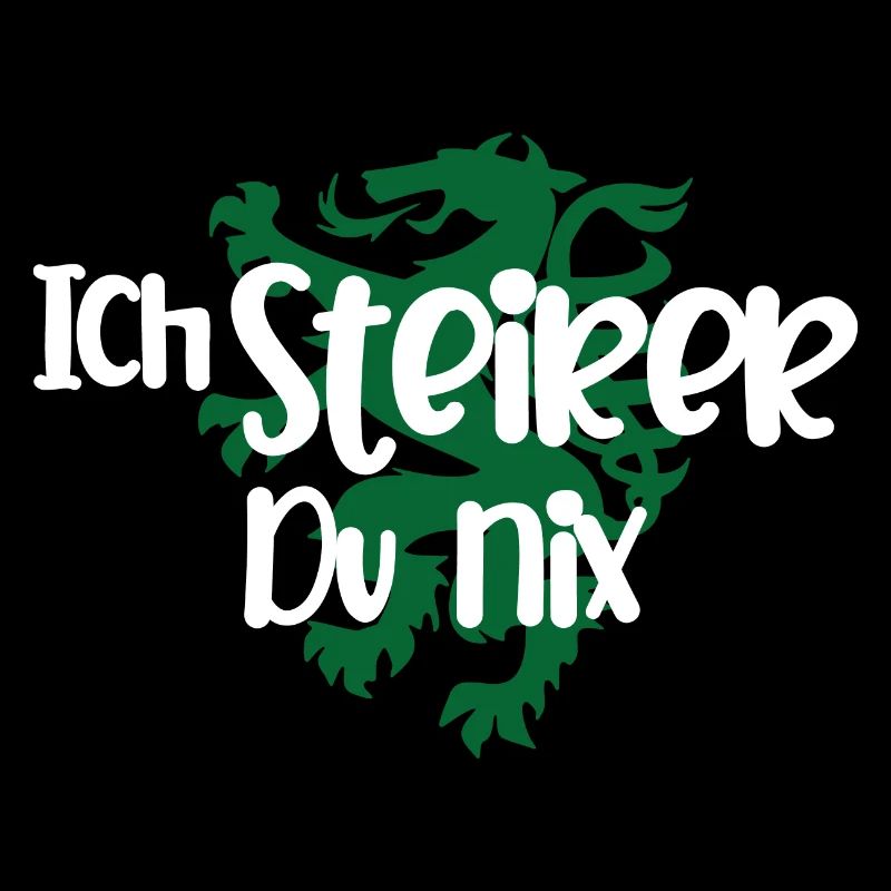 Ich steirer du nix Wappen Geschenk Steiermark
