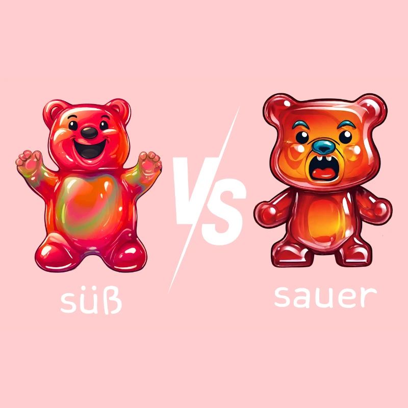 Süßes oder Saueres Gummibären