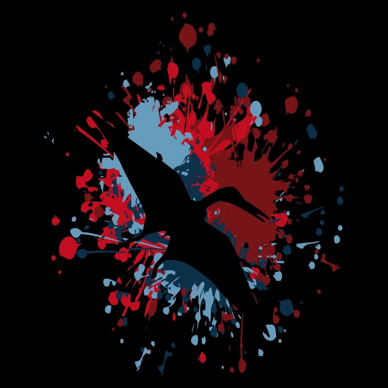 Éclaboussure de couleur de ptérodactyle