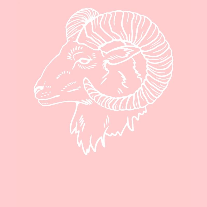 Einzelner Widder Astrologie Sternzeichen Geschenk