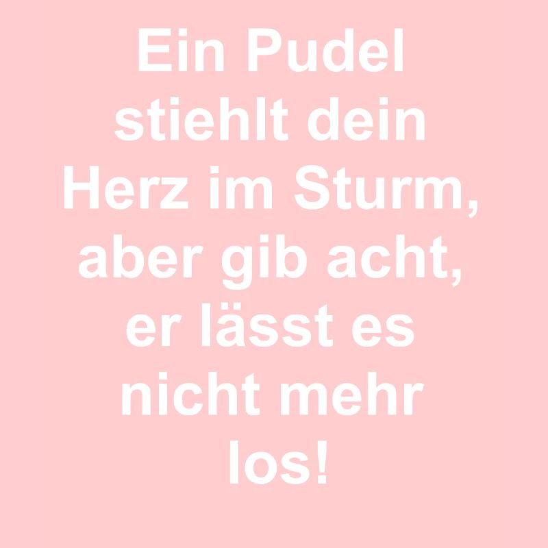 Herz-Pudel-Geschenk