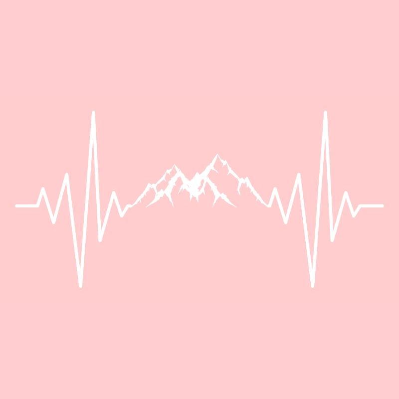 Mon cœur dort pour la conception de montagnes