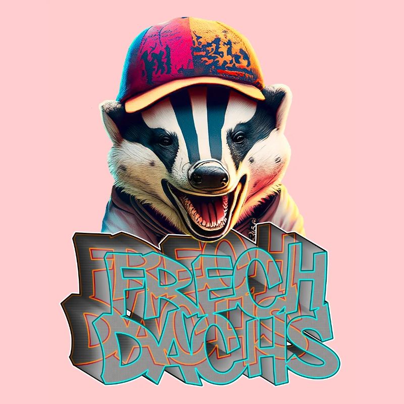 Frechdachs- Frecher Dachs Graffiti Style