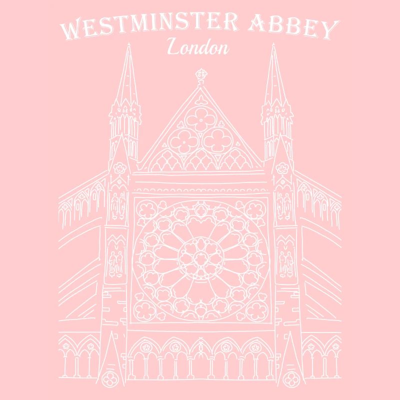 Londres, l’abbaye de Westminster, dessin de l’Angleterre