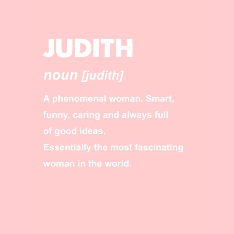 Judith Name Geschenkdesign