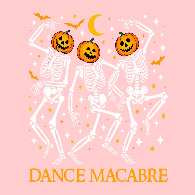 Danse Macabre Dansant Squelettes Drôle Halloween