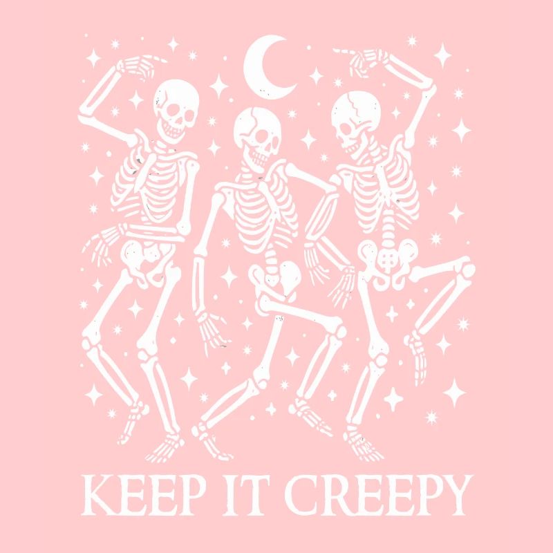 Keep It Creepy Funny Dancing Skeletons Halloween