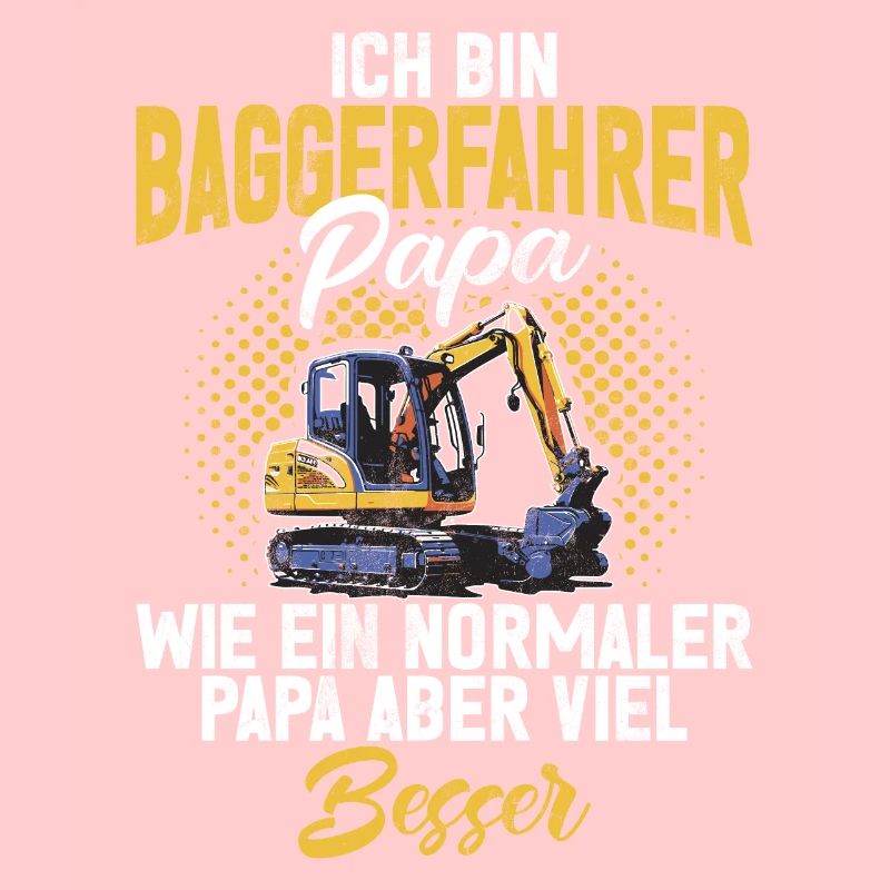 Baggerfahrer Lustige Bauarbeiter Beruf Excavator