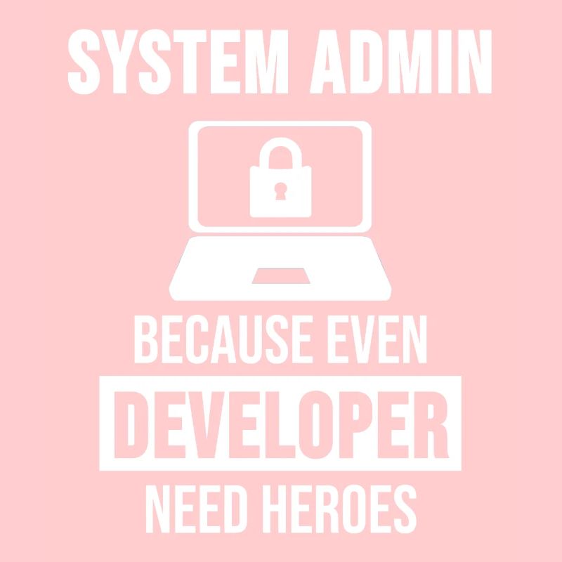 System Admin Administrator Entwickler Geschenk