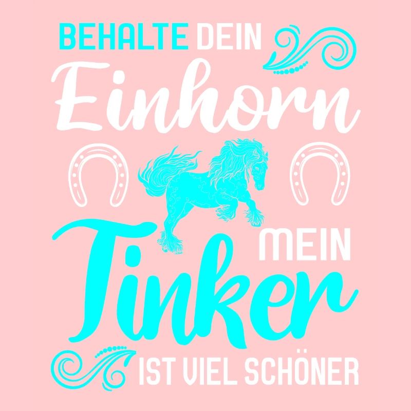 Tinker Pferd Reiter Geschenk