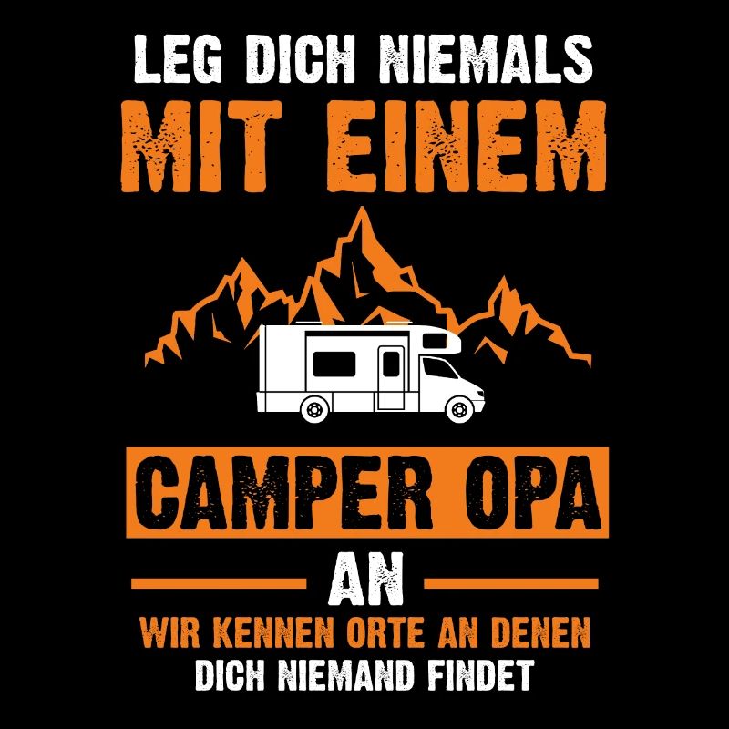 Camper Opa Großvater Wohnwagen Geschenk