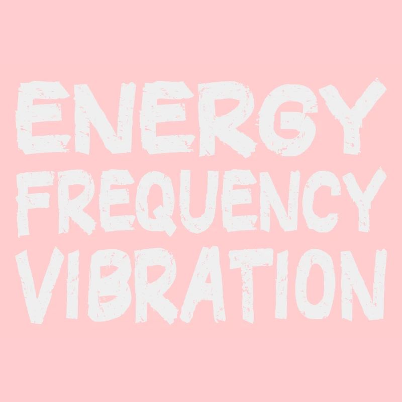 Energy Frequency Vibration Text Art