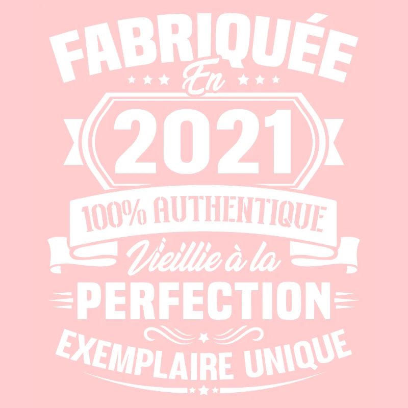 Fabriquée en 2021 - Cadeau d'anniversaire 2 ans