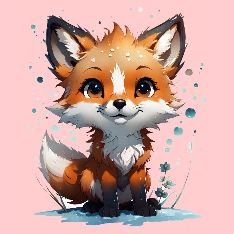 Petit renard mignon