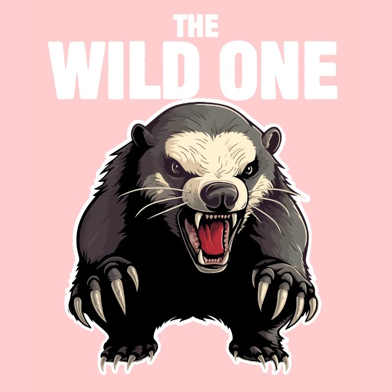 Honigdachs Der Wilde