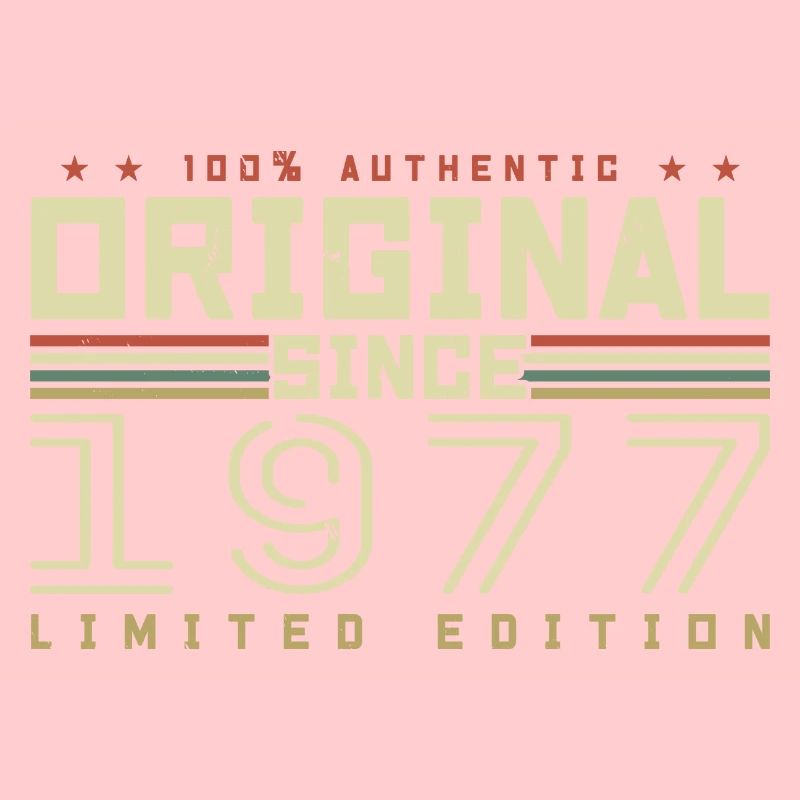 Original 1977 Retro 1977 Geburtstagsgeschenk