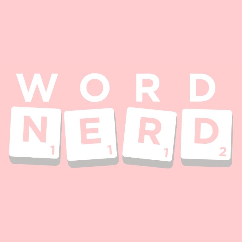 Scrabble-Buchstaben-Kachel Nerd