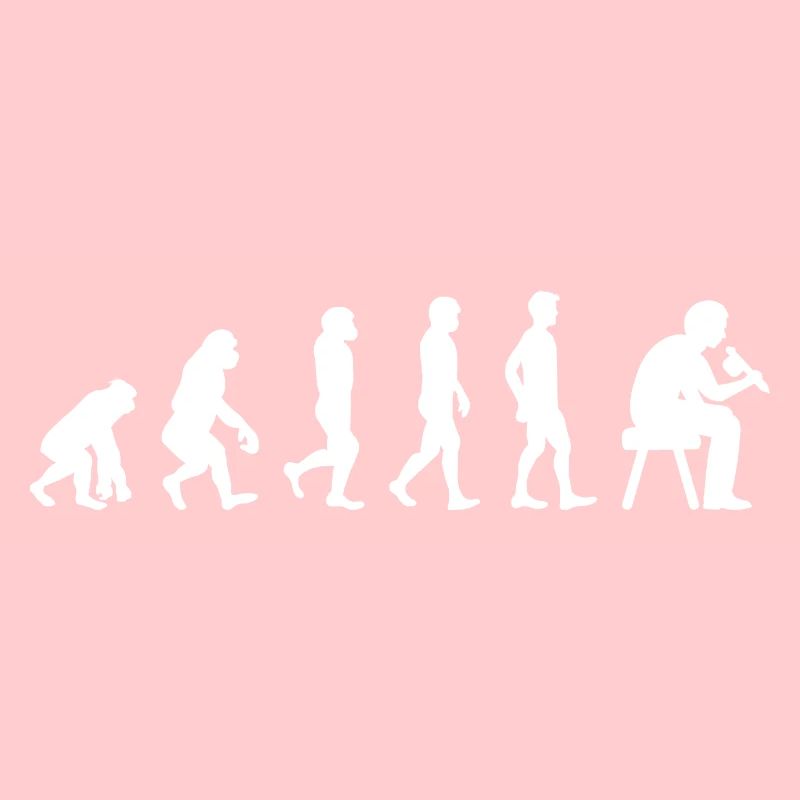 Evolution des Tattoo-Künstler Tattooist Tätowierte Geschenk