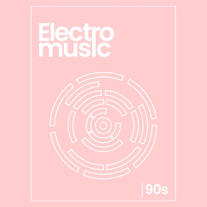 Electro Maze Techno Tee des années 90