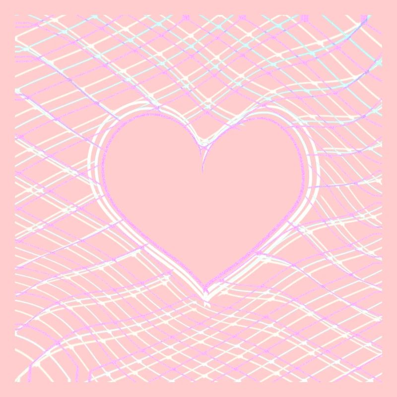Crosses Pattern Cross Heart Love Shape