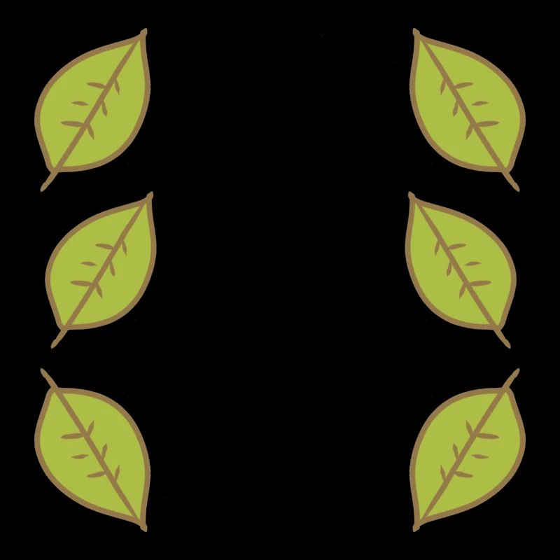 Pattern Leaf Leaves Frame Nature